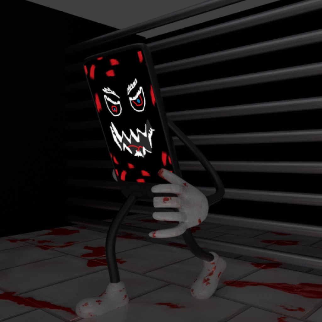 Creepy Phone Character preview image 1